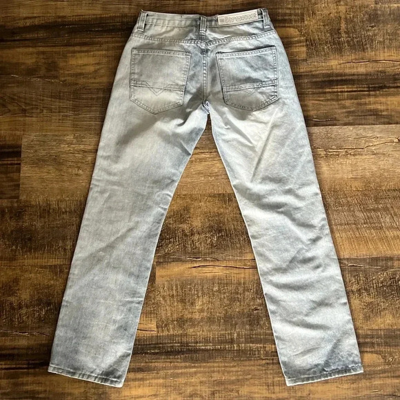 Krome men Light Blue distressed jeans denim Size 30x 30 - Picture 2 of 7